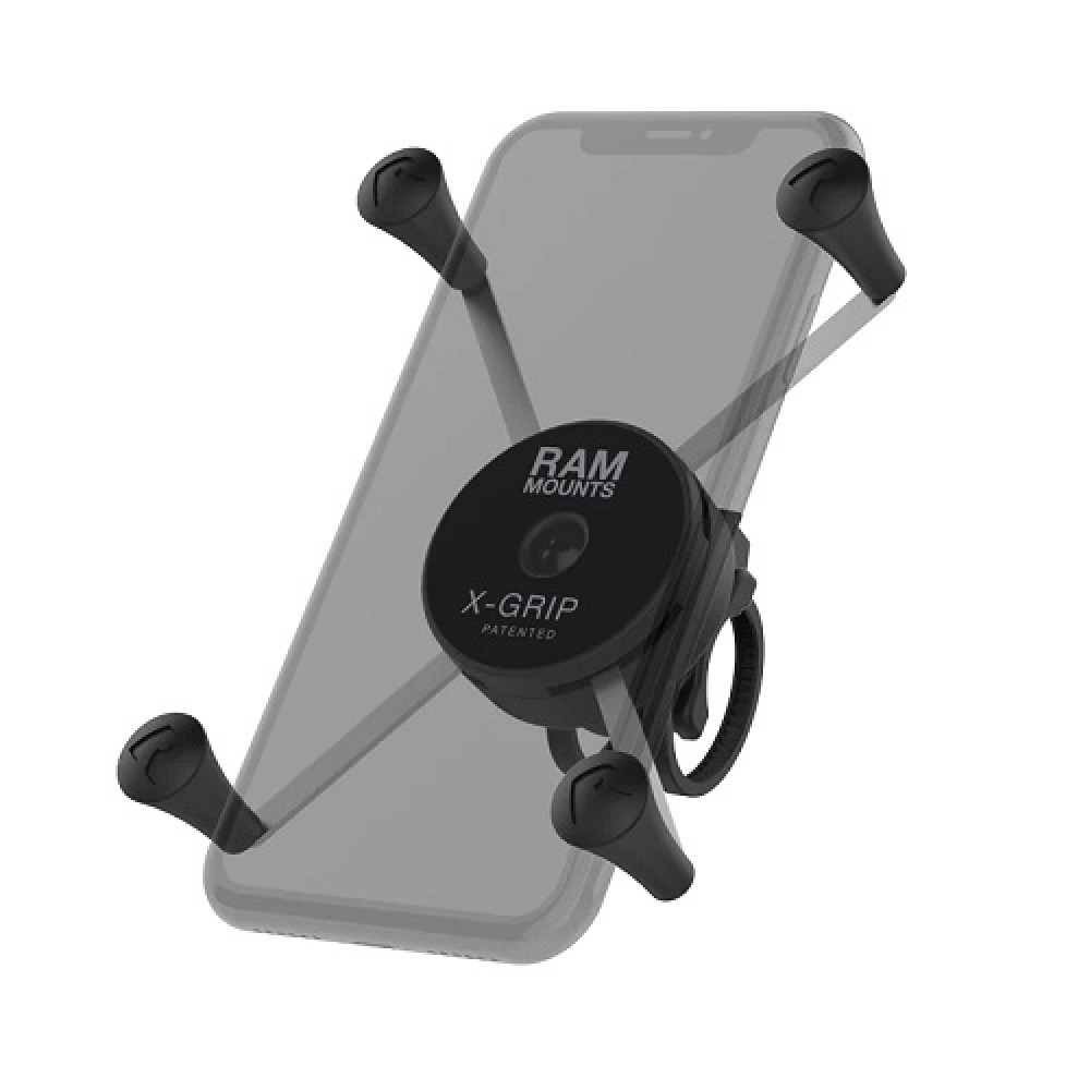 RAM X-Grip Монтажно устройство за големи смартфони с нископрофилна основа за кормило
