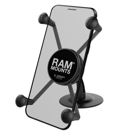 RAM X-Grip Голям държач за смартфон с Lil Buddy залепваща основа за табло