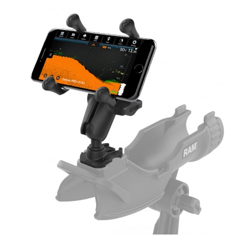 RAM X-Grip Монтажно за смартфони и адаптер със сфера за GoPro основи, Размер В