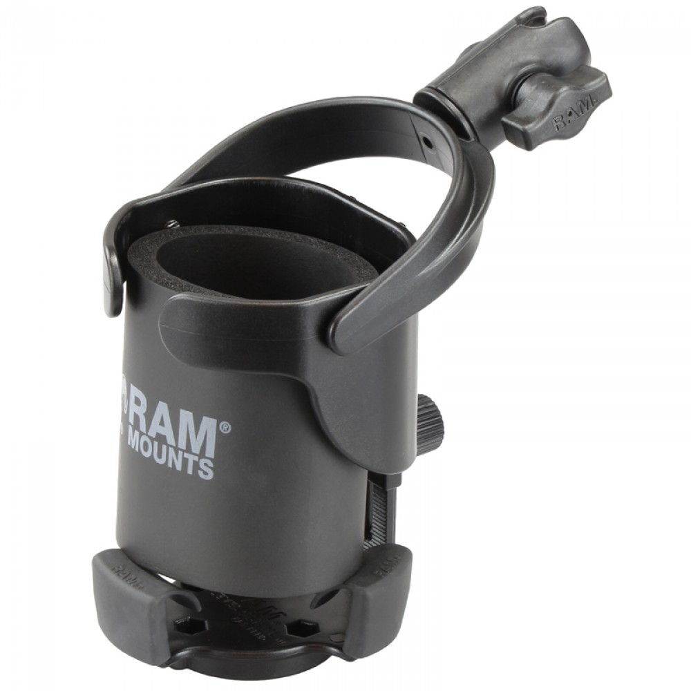 RAM Level Cup XL 32oz Държач за напитки с рамо с единично гнездо за сфера, Размер В